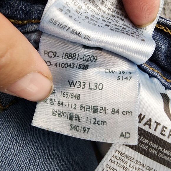 Levis Jeans Womens 33 Blue 711 Stretch Denim Skinny *Read* - Picture 13 of 14